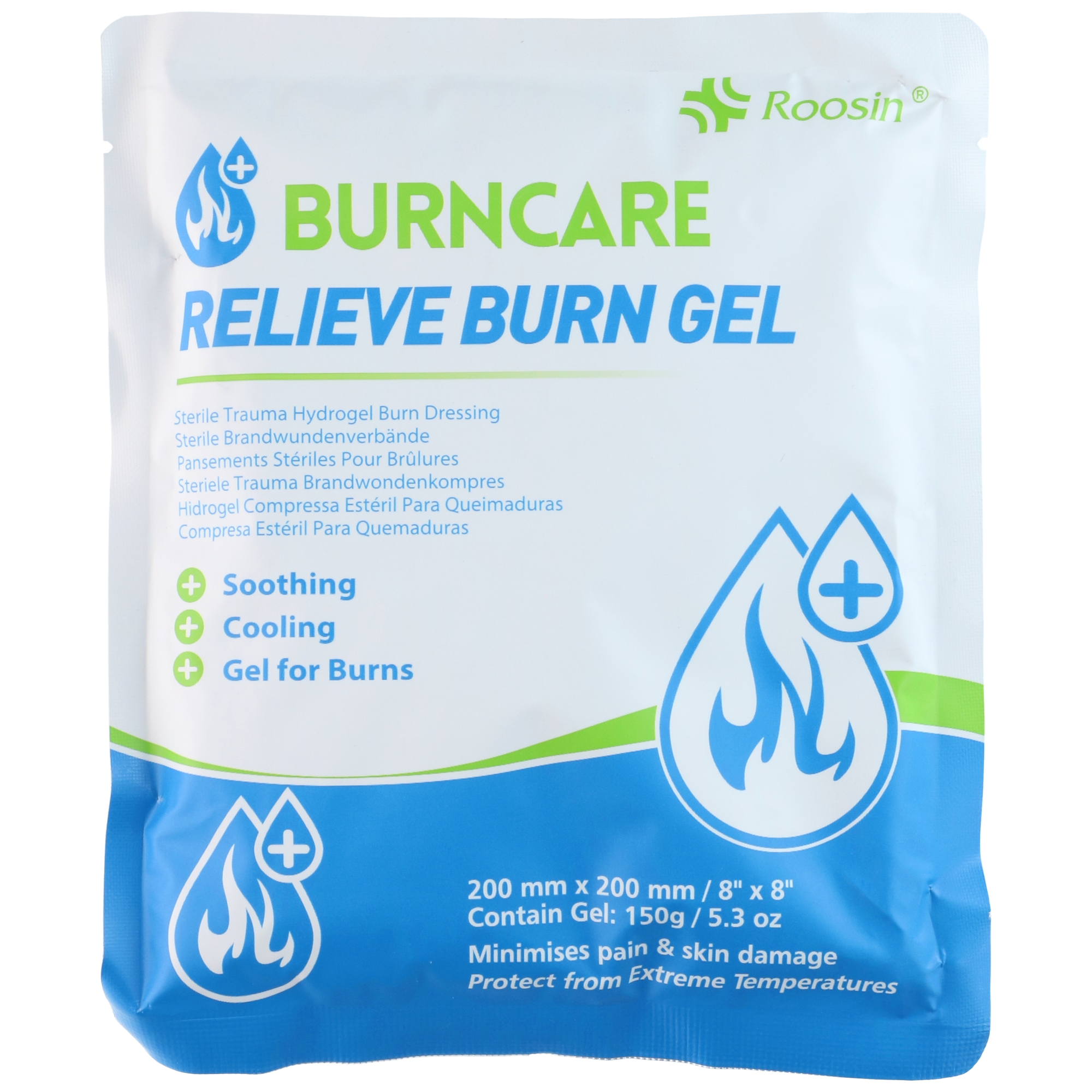 Burncare Gel Brännskadekompress 20x20cm